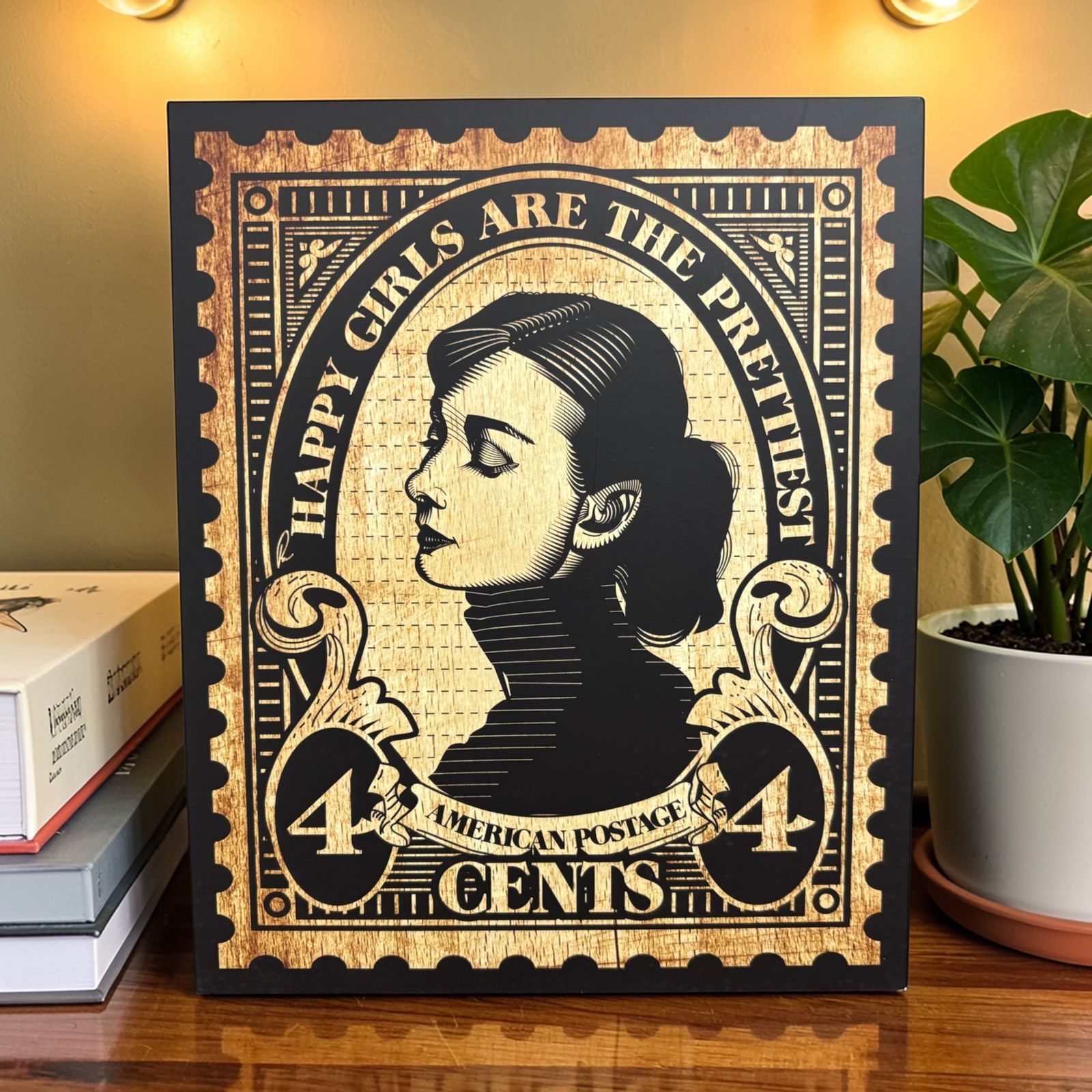 Audrey Stamp Wall Art