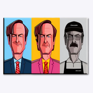 Better Call Saul Saul Goodman tribute wall art laminate