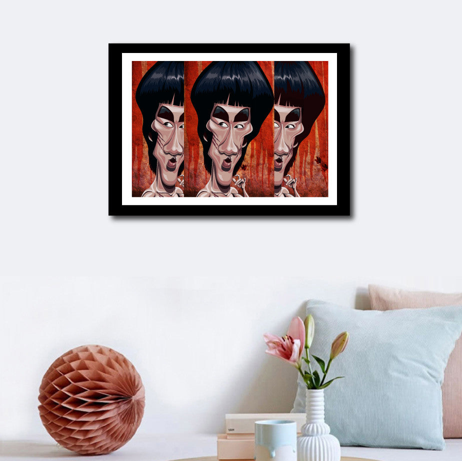Bruce Lee Enter the Dragon fan art poster