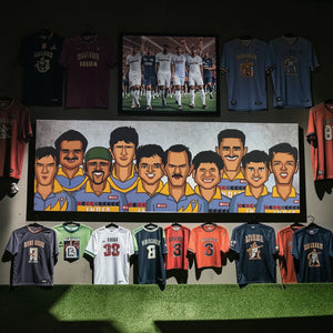 90s cricket nostalgia wall decor illustration