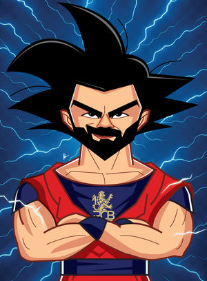 Dragon Kohli A3 poster