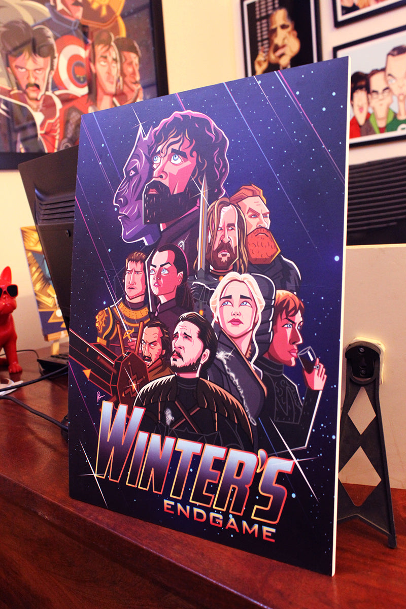 Winter’s Endgame Game of Thrones tribute artwork