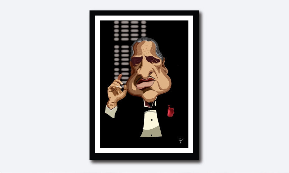 Godfather Don Corleone poster by Prasad Bhat