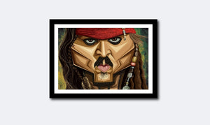 Jack Sparrow Pirate Tribute Poster by Prasad Bhat