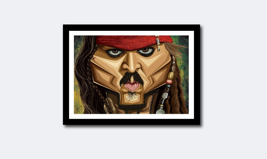 Jack Sparrow Pirate Tribute Poster by Prasad Bhat