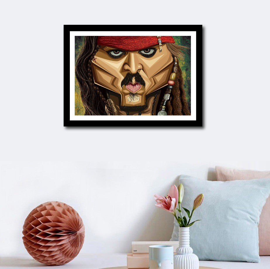 The Pirate Jack Sparrow A3 poster wall art