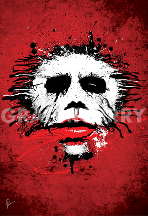 Premium The Joker wall art inspired by the legendary comic book villain