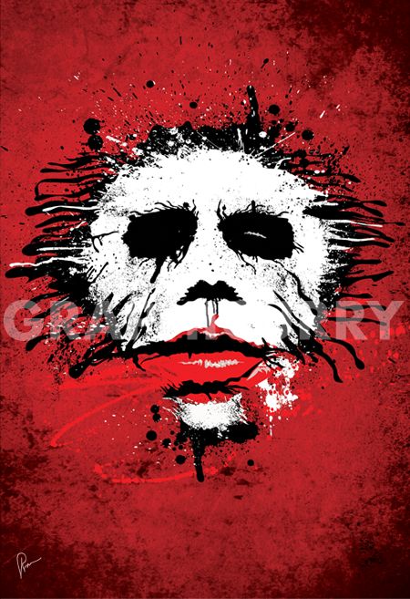 Premium The Joker wall art inspired by the legendary comic book villain