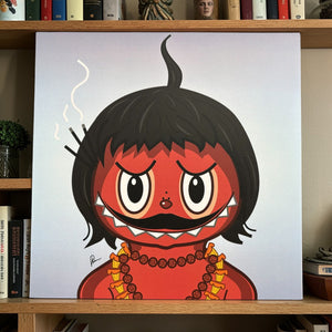 Lal Bubu viral parody character wall art by Prasad Bhat