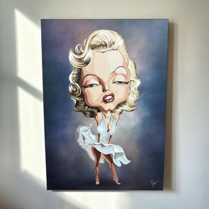 Celebrity wall decor showcasing Marilyn Monroe, one of Hollywood's greatest stars.