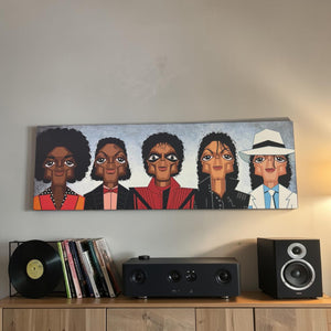 Black or White song inspired MJ poster artwork