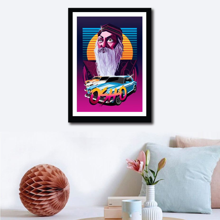 Osho Drive tribute poster by Graphicurry