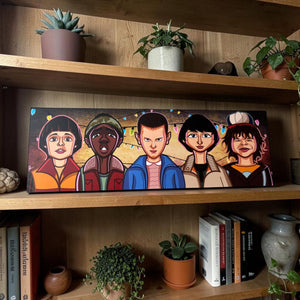 Mystery themed wall art for bedroom or workspace decor