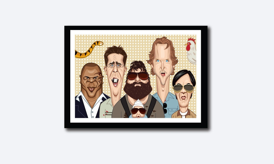 The Hangover movie poster featuring the iconic Wolfpack