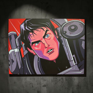 Edge of Tomorrow tribute premium wall art for movie fans