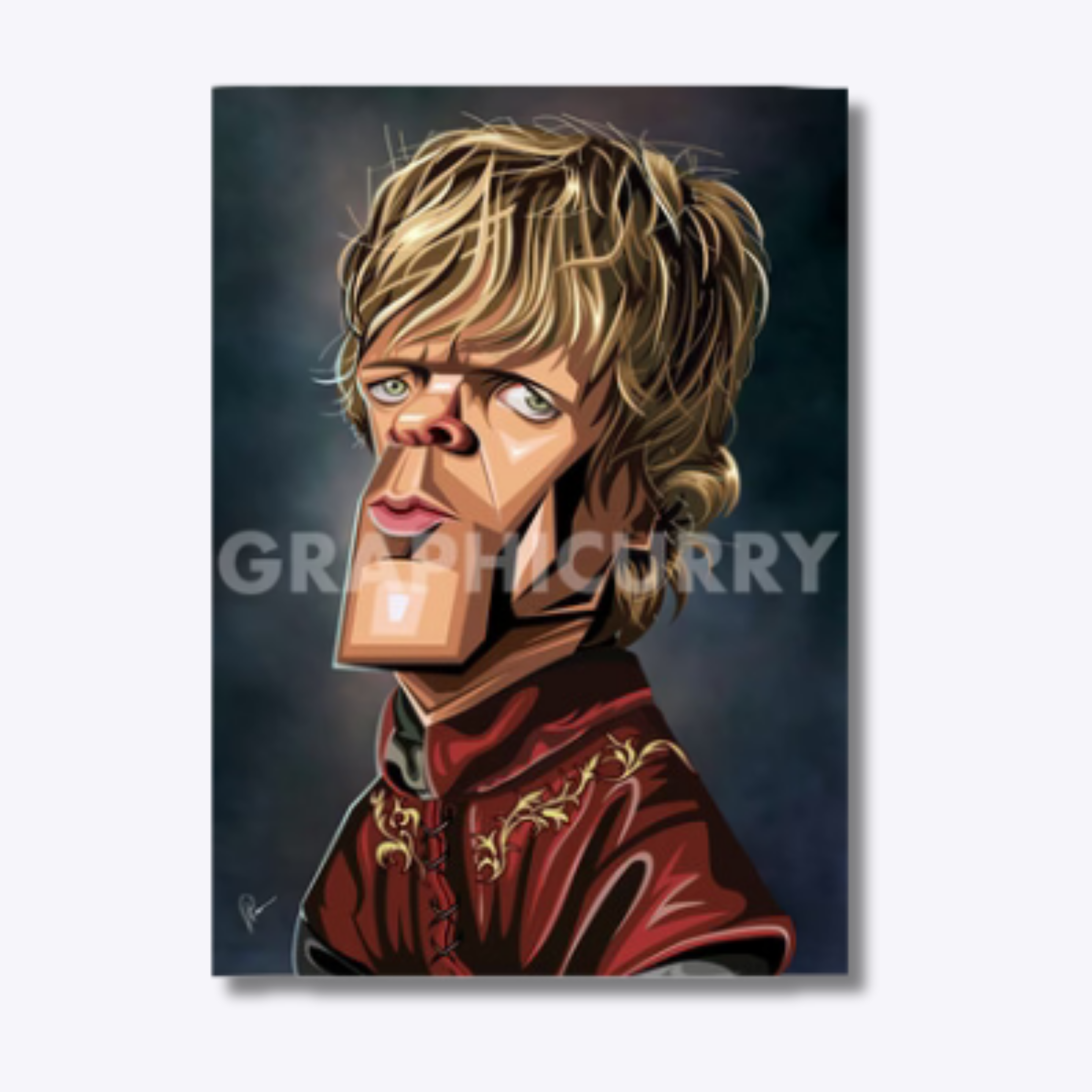Tyrion Lannister wall art inspired by Game of Thrones