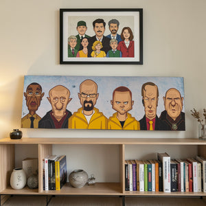 Breaking Bad TV series wall decor for pop culture fans