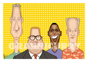 Who's Line comedy poster by Prasad Bhat