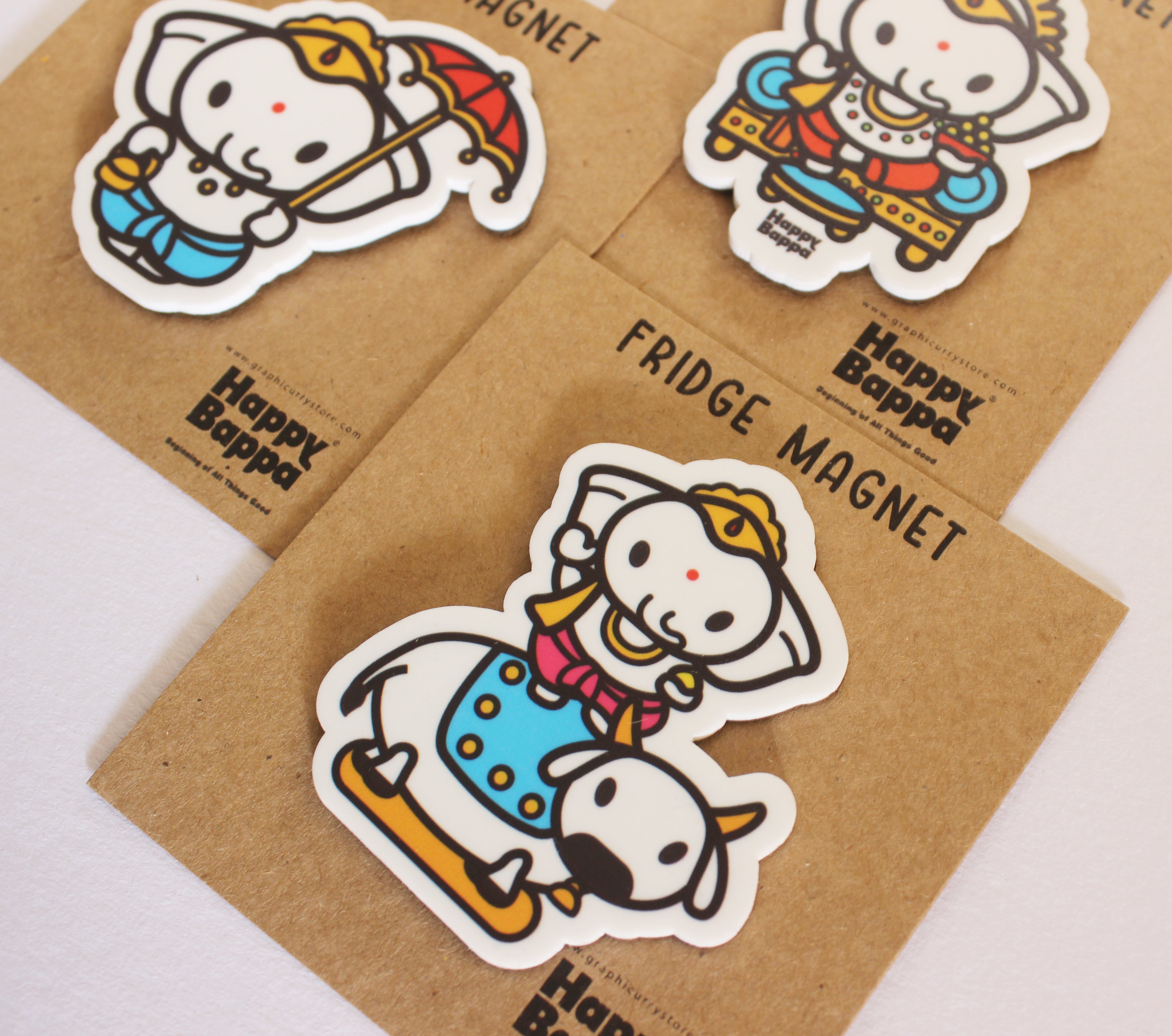 Assorted Bappa Magnet Set