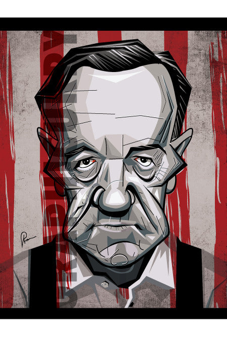 F Underwood Wall Art by Graphicurry