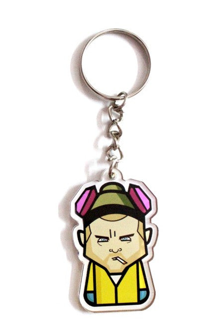 Pinkman Keychain by Graphicurry