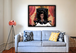 Scarface Exclusive Print by Prasad Bhat on Wall Decor.