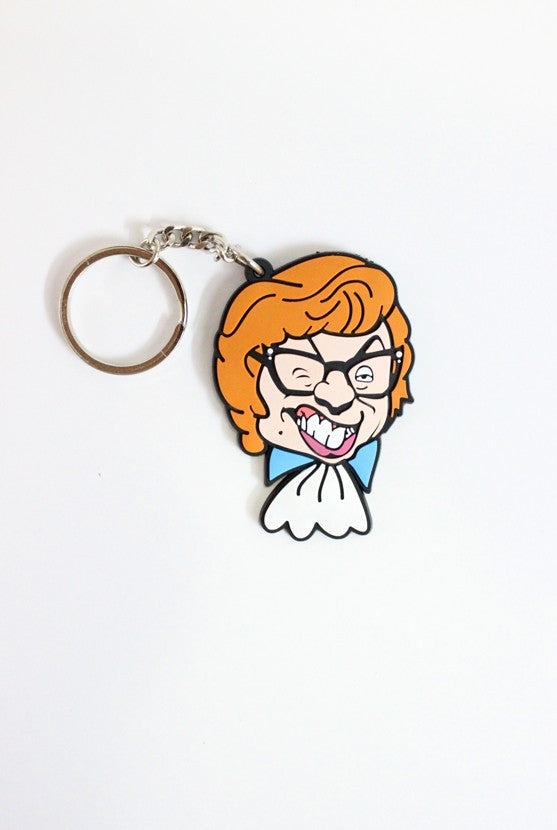 Groovy Baby Keychain by Graphicurry