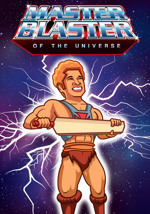 Master Blaster of the Universe artwork by Prasad Bhat.
