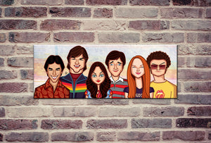 That 70s Show caricature art by Prasad Bhat