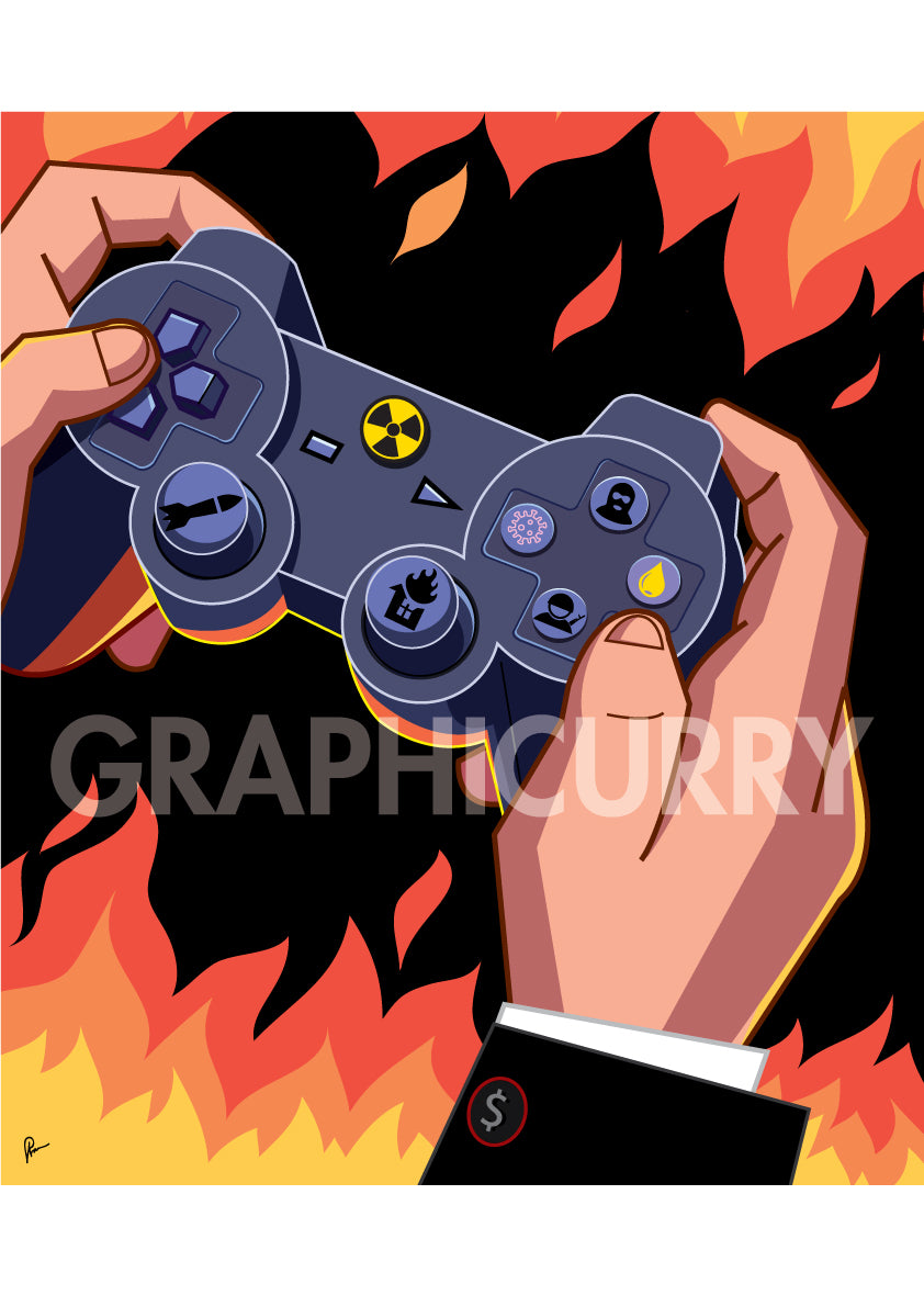 The Controller - A3 size Limited edition