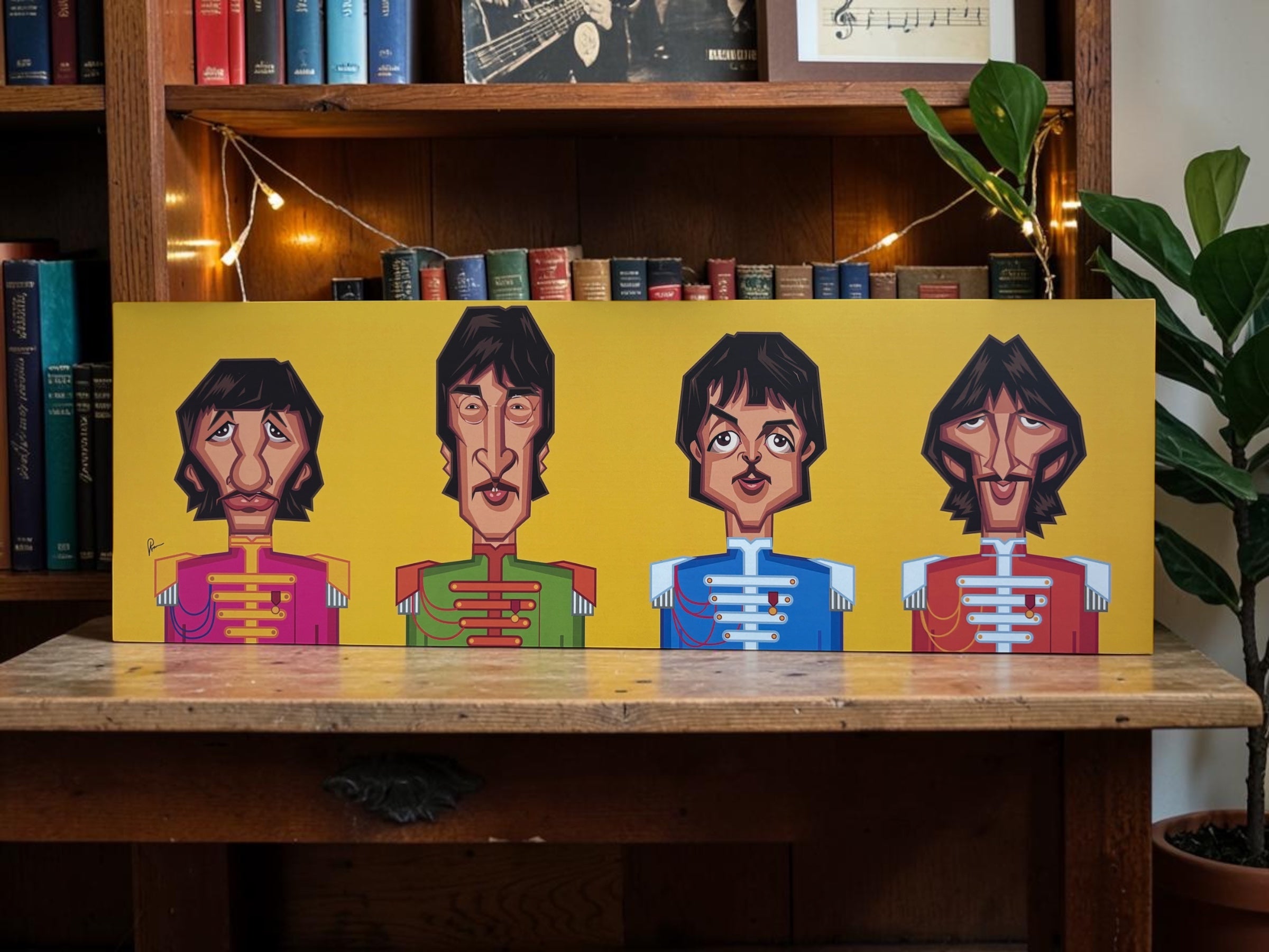 The Beatles Tribute Wall Art | Iconic Rock Legends Poster | Graphicurry
