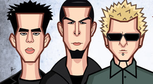 Linkin Park framed wall art modern rock band decor poster