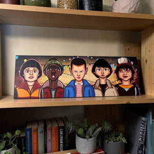 Fan inspired supernatural wall art with bold character design