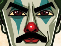 Bollywood meets Joker digital wall art illustration