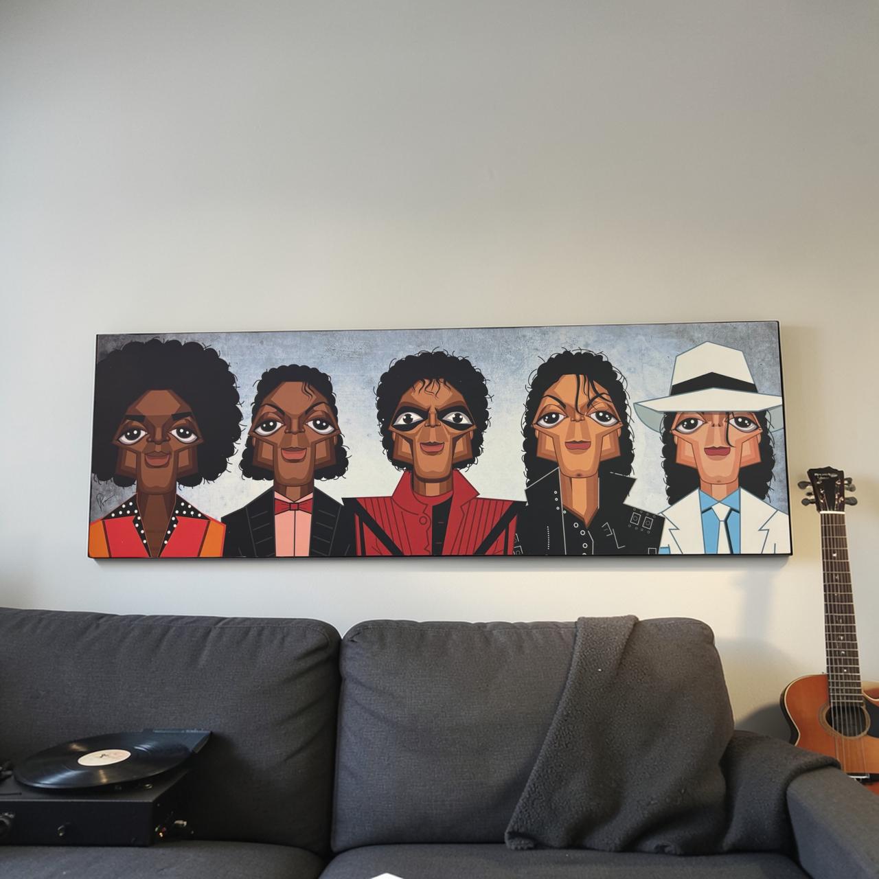 Music legend MJ tribute art print