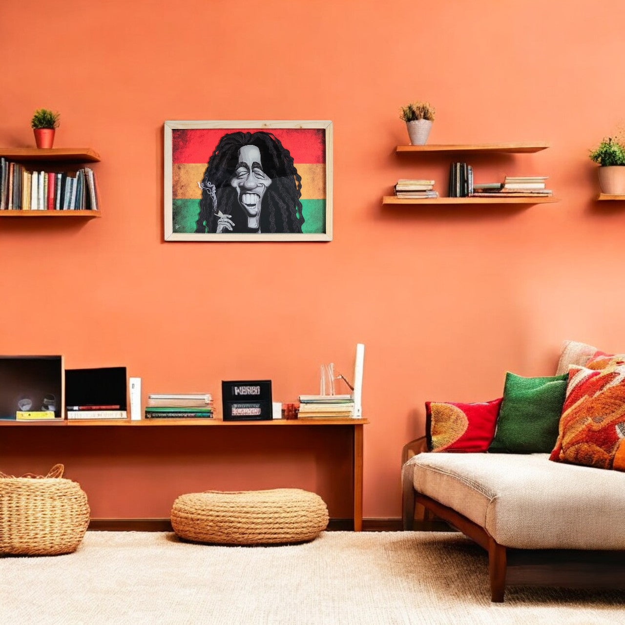 Bob Marley wall art for music lovers and reggae fans