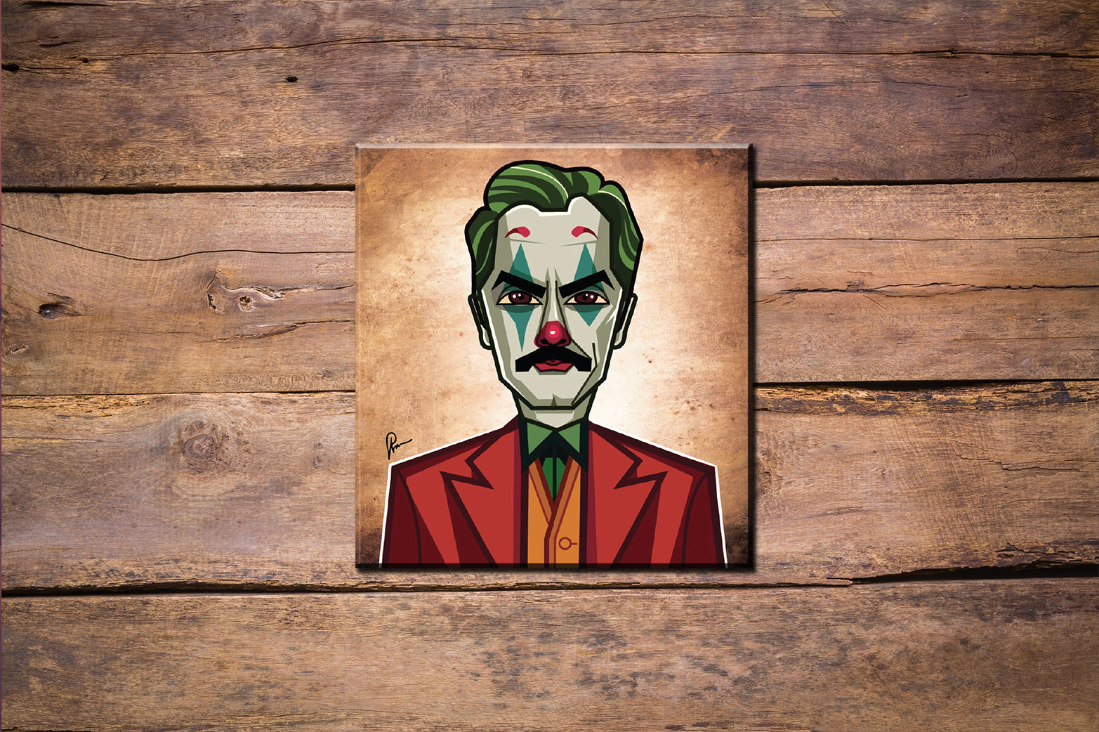 Nawazuddin Siddiqui Joker artwork by Prasad Bhat