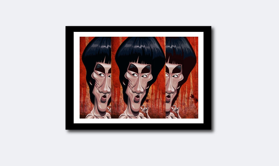 Bruce Lee poster inspired by Enter the Dragon
