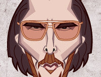 Christian Bale method actor wall art featuring his most celebrated cinematic transformations