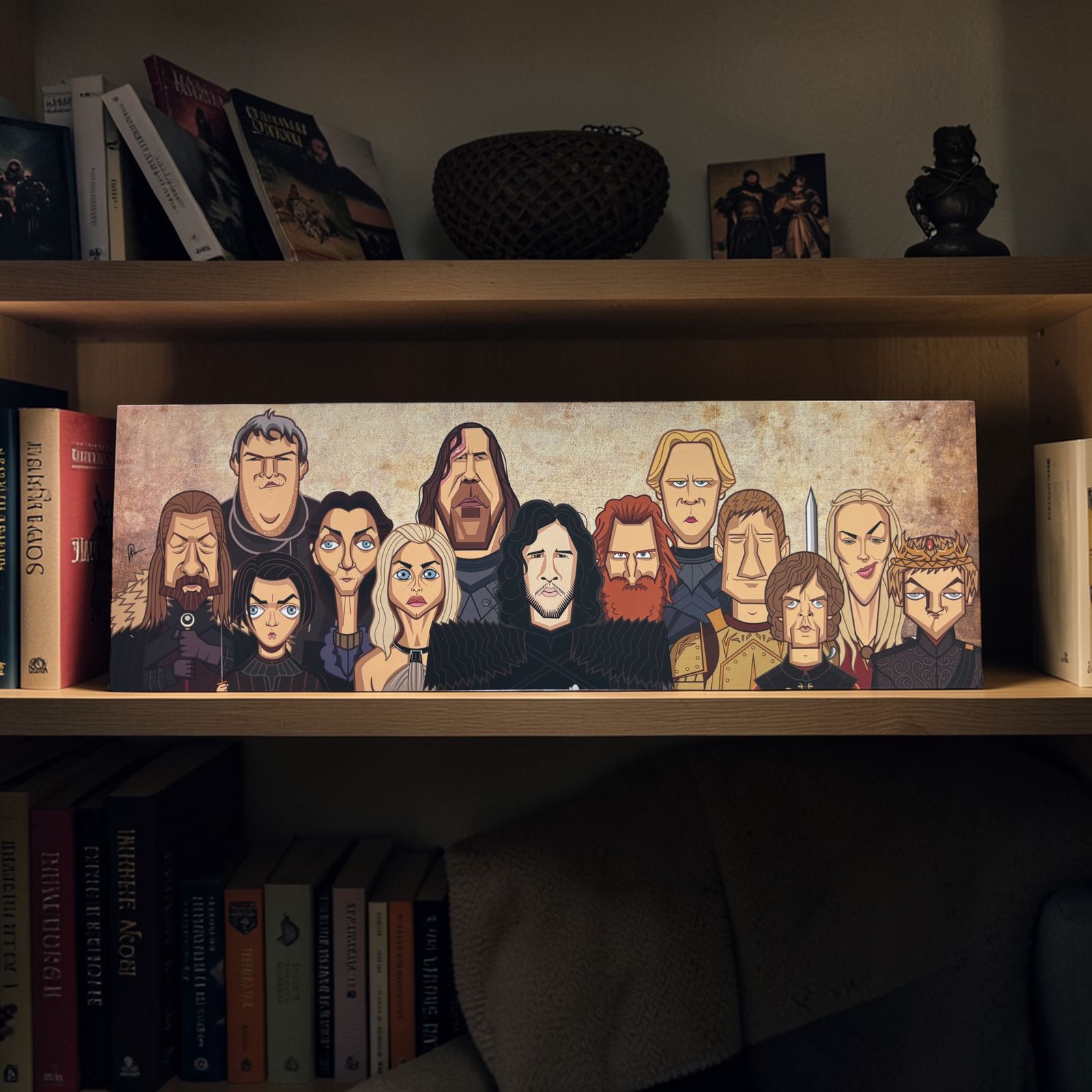 Game of Thrones character collage caricature artwork