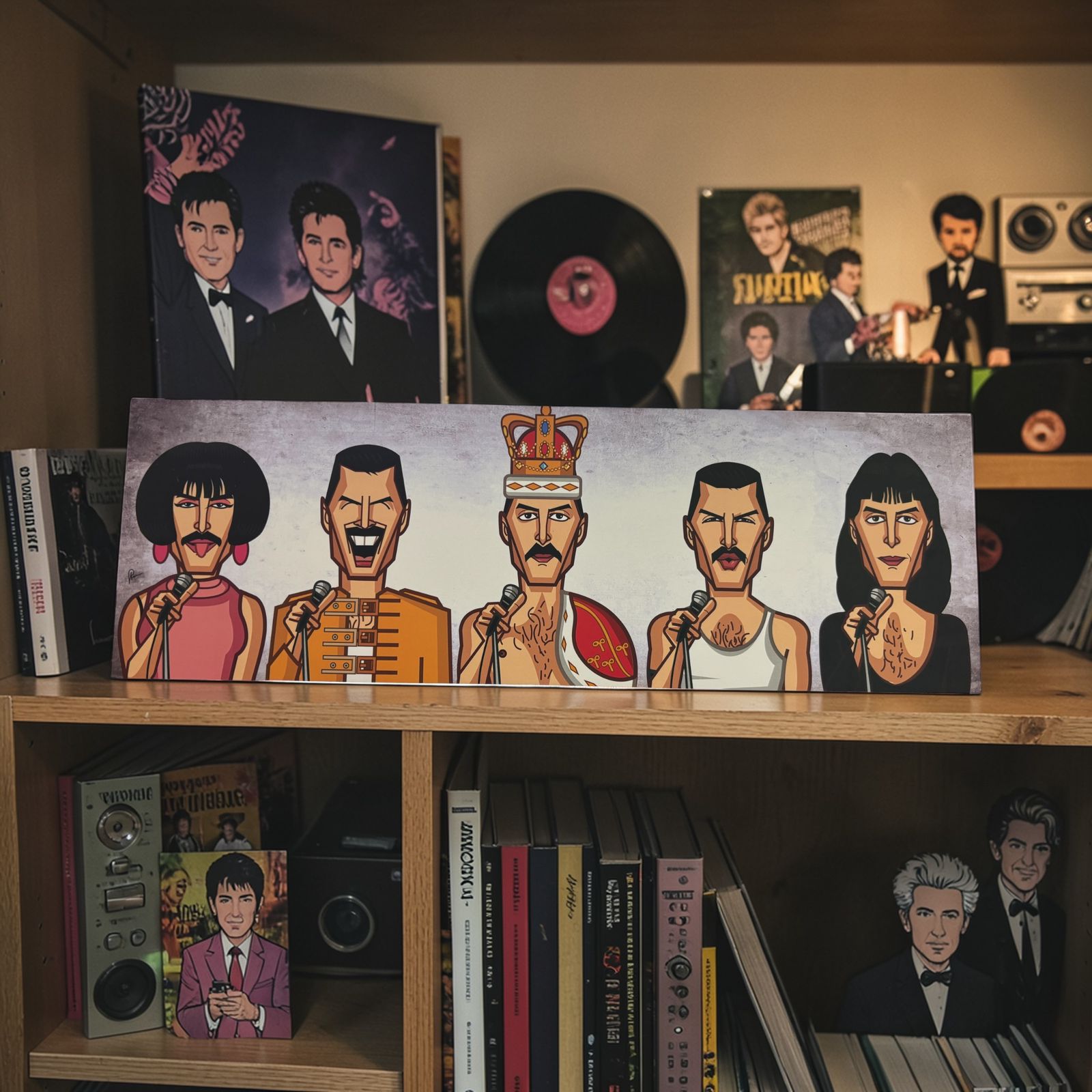 Freddie Mercury music legend wall decor