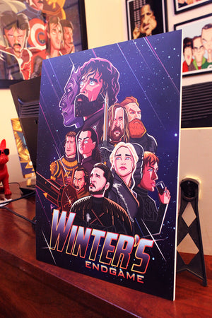 Winter’s Endgame Game of Thrones tribute artwork
