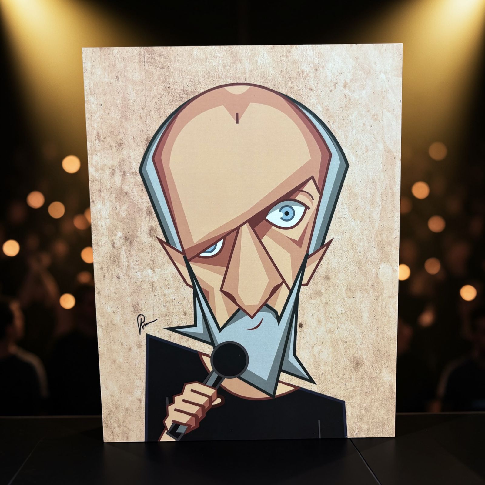 George Carlin portrait wall decor