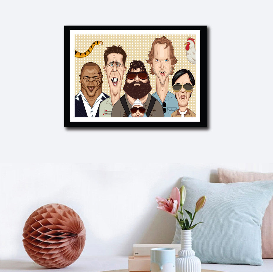 The Hangover Wolfpack fan art poster by Graphicurry
