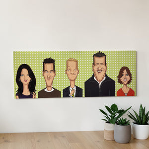 Sitcom fan art inspired by How I Met Your Mother
