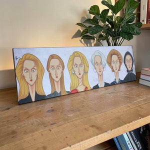 Hollywood actress wall decor inspired by Meryl Streep's most memorable performances