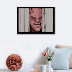 The Shining Here's Johnny poster by Prasad Bhat