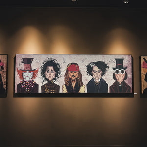 Johnny Depp Pirates of the Caribbean character artwork
