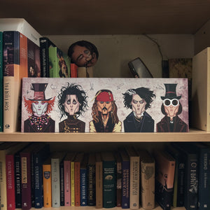 Hollywood actor Johnny Depp tribute wall art Graphicurry