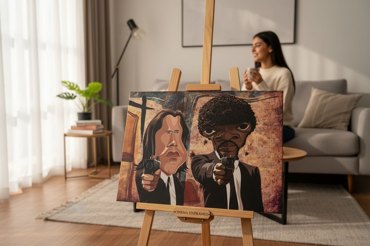Cult classic Pulp Fiction cinematic wall decor